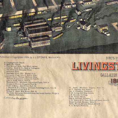 70 Livingston, Montana 1884 Vintage map,Montana vintage map,old map,map art vintage,vintage map Montana,map antique,Montana map,nautical map
