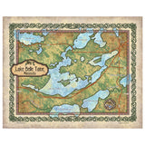 Great River Arts Lake Belle Taine Minnesota Lake Art Historic Map Reproduction Artwork Wall Art Print Vintage