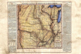 017 Arkansa Territory 11x14 vintage historic antique map poster print by Lisa Middleton