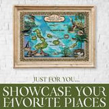World Travel, World Travel Map, World Travel Decor, World Travel Art, World Traveler, Pacific Ocean, Beach House Wall Art, Beach House Gift
