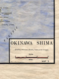 95 Japan:Okinawa Japan Map Old Map Prints,Antique Map,Print Map,Historical Map,Painted Map,Arts,Great River Arts,Vintage Map By Lisa Middlet