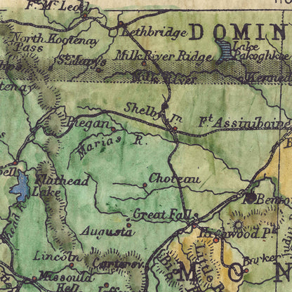 Montana map, Vintage map,Vintage map art,Montana vintage map,old map,antique maps,map vintage,map art vintage,vintage map montana,map ant