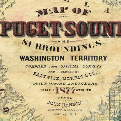 Puget Sound Washington Map Sherpa Fleece Blanket Double Stitched Edges Cozy Luxury Fluffy Super Soft 430 GSM Polyester Throw Blanket