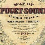 Puget Sound Washington Map Sherpa Fleece Blanket Double Stitched Edges Cozy Luxury Fluffy Super Soft 430 GSM Polyester Throw Blanket