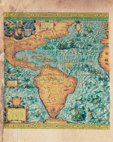 Educational Map Series: California's first appearance on a map!