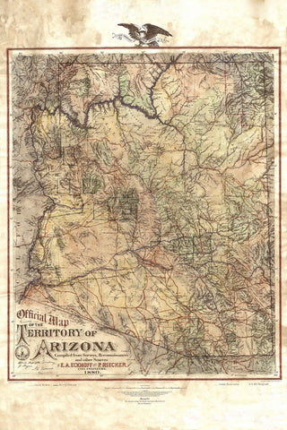 015 Arizona Territory- one of a kind hand painted original