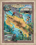 173 Custom map of Costa Rica