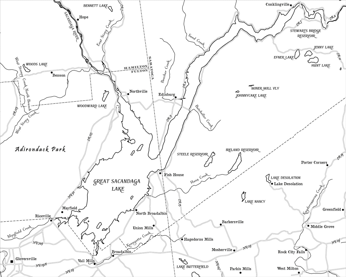 The Great Sacandaga Lake, NY