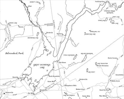 The Great Sacandaga Lake, NY