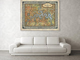 Table Rock Lake, Table Rock lake art, table rock lake map, map table rock lake, art table rock lake, table rock lake MO, lake art, lake map