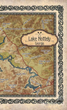 Lake nottely, Lake Cottage Decor, Lake Cottage Gift, Lake Map Print, Lake Map Custom, Lake Map, Georgia Map, Georgia Vintage, Georgia Gift
