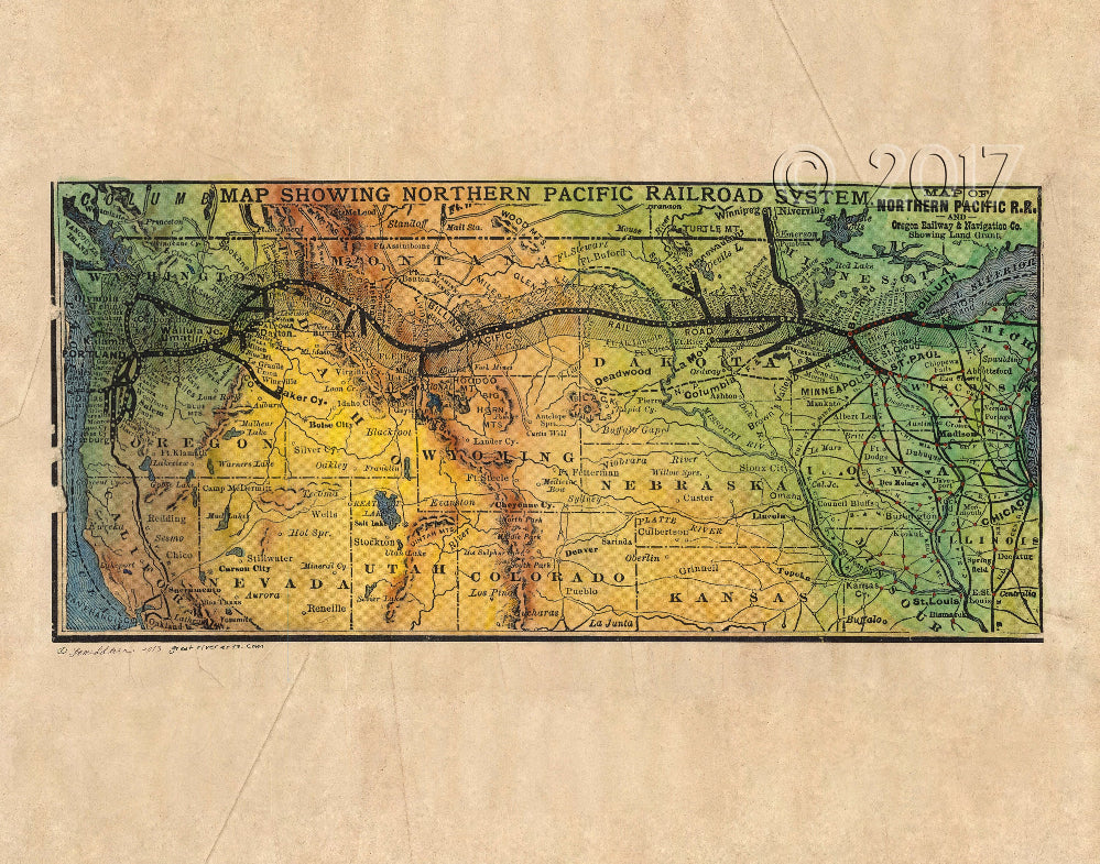 Great Northern Railroad 1899