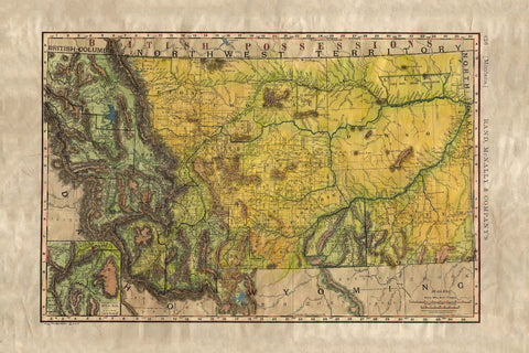 079 Montana Railroads 1893