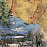 Hiker gift, hiking map, hiking maps, maps hiking, hiking gift, Appalachian trail, AT map, Appalachian trail gift, pacific crest trail, PCT