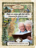 Teton, Grand Teton, Grand Teton map, wyoming, wyoming map, hiker gift, horse, national park, yellowstone, jackson hole, travel gift, map art