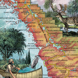Everglades national park map. Florida Map, Florida Gifts, Beach House Wall Art, Costal Wall Decor, Vintage Florida Art, Beach House, canoe