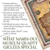 Colorado Custom Art Mesa Verde Historic Map Reproduction Artwork Wall Art Print Vintage