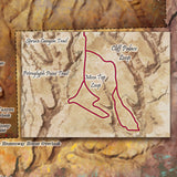 Colorado Custom Art Mesa Verde Historic Map Reproduction Artwork Wall Art Print Vintage