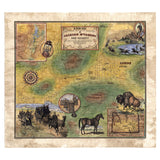 35 Jackson Wyoming and Vicinity 11x14" vintage historic antique map poster print by Lisa Middleton