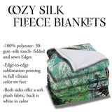 Whitefish Big Mountain Ski Runs Montana ski Map Blanket Double Stitched Edges Cozy Luxury Fluffy Super Soft 430 GSM Polyester Throw Blanket