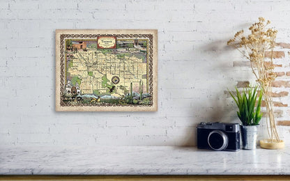 Tucson, TUCSON MAP, tucson poster, tucson gift, southwestern decor, Arizona gifts, arizona maps, southwest decor, santa fe decor, desert art