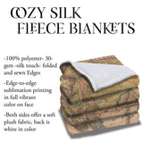 Montana Rail Roads Old Montana Map Blanket Double Stitched Edges Cozy Luxury Fluffy Super Soft 430 GSM Polyester Throw Blanket