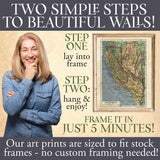 California, San Francisco ,Los Angeles, Oakland, san francisco map, los angeles map, san francisco art, los angeles art, california gifts