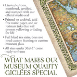 Great River Arts Crystal Coast No Illustrations Historic Map Reproduction Artwork Wall Art Print Vintage