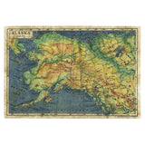 012 Alaska 1906 11x14" vintage historic antique map poster print by Lisa Middleton