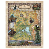 156, yellowstone, map yellowstone, yellowstone map, art yellowstone, yellowstone art, yellowstone national park, YNP poster, YNP art, YNP