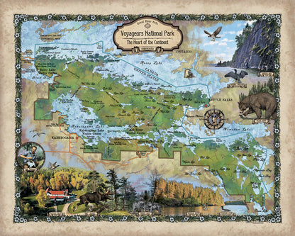 Voyageur Minnesota Historic Map Art Throw Blanket Sherpa Fleece Vintage Warm Blanket For Bed Sofa Couch Winter Travel & Gift