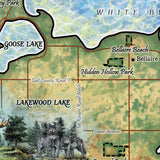 White Bear Lake, Minnesota Sherpa Fleece Blanket Double Stitched Edges Cozy Luxury Fluffy Super Soft 430 GSM Polyester Throw Blanket