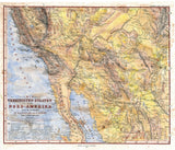 48 Gotha Southwest 1881 arizona 40x60" vintage historic antique map poster print by Lisa Middleton