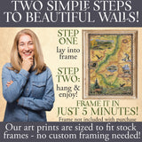 Great River Arts Paradise Valley Digitally Colored Historic Map Reproduction Artwork Wall Art Print Vintage