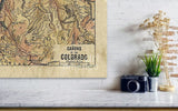 Arizona, grand canyon, national parks, arizona gifts, grand canyon map, grand canyon art, desert decor, southwest decor, santa fe decor, map