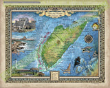 cozumel, scuba gift, scuba diver gift, scuba map, travel map, cozumel wedding, destination wedding, cozumel map, scuba wall art, scuba art