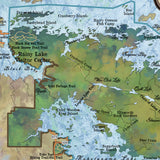 Voyageurs National Park Minnesota Historic Map Art Print Poster Artwork Vintage Style Abstract Wall-Unframed Great Home Decor & Gift