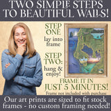 St Petersburg, Tampa Bay Map, beach art, Sun Coast map, florida map art, tampa bay, coastal art, florida gifts, FL gifts, Florida, ocean art