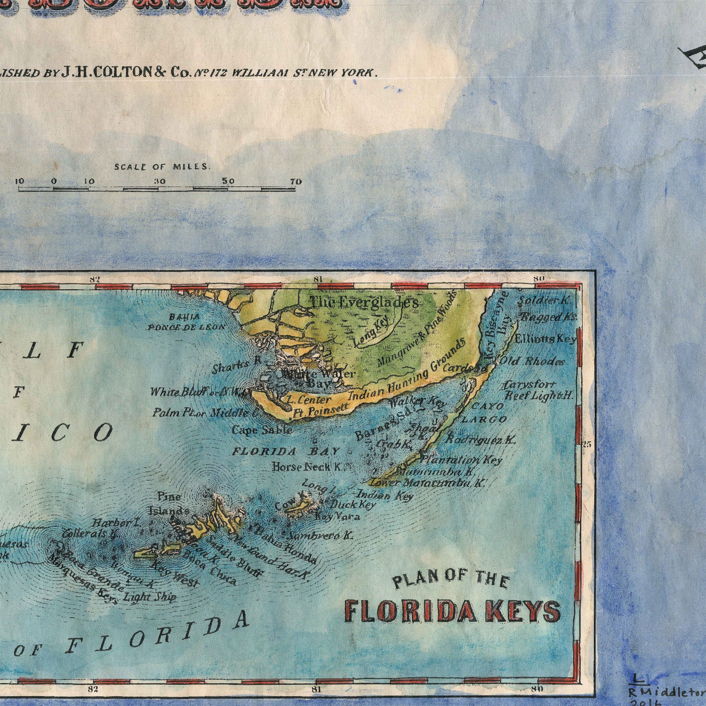 Colton Florida Map Blanket Double Stitched Edges Cozy Luxury Fluffy Super Soft 430 GSM Polyester Throw Blanket