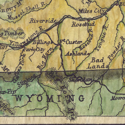 Montana map, Vintage map,Vintage map art,Montana vintage map,old map,antique maps,map vintage,map art vintage,vintage map montana,map ant