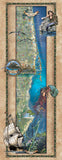 246 Custom map of the Gold Coast, FL