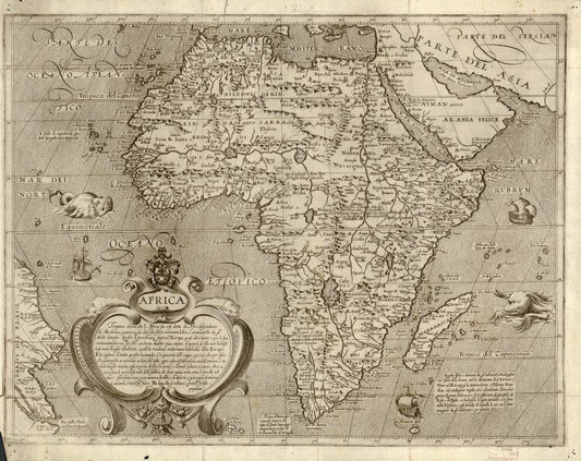 Educational Map Series: Old Africa Collection