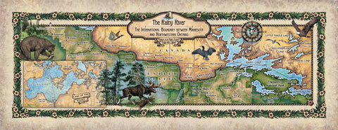 Rainy River, International Border between Minnesota and Ontario, Long version
