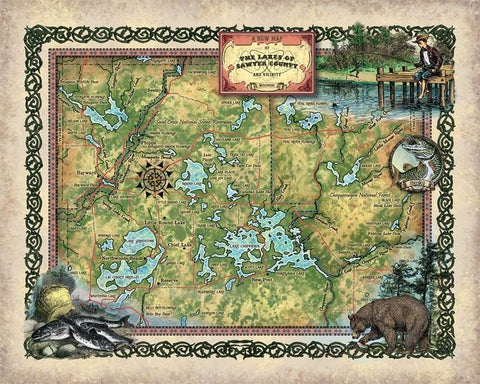 Lakes of Sawyer County Wisconsin
